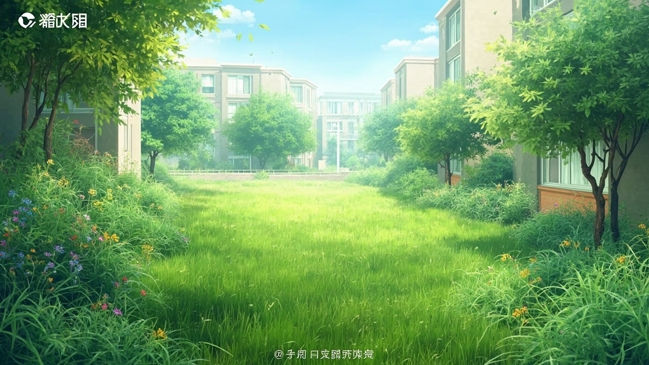 草坪杂草疯长现场